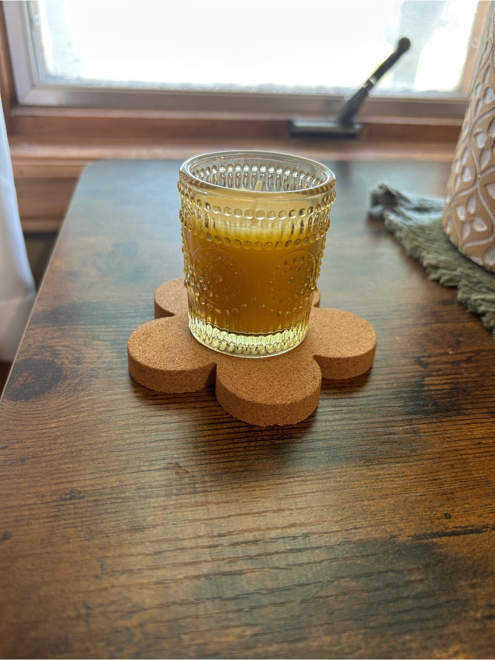 Daisy Candle Coaster-Candle not included
